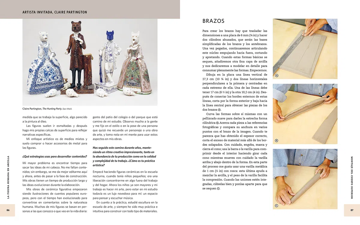 La figura humana en arcilla: Guía para dominar la escultura cerámica realista del cuerpo humano