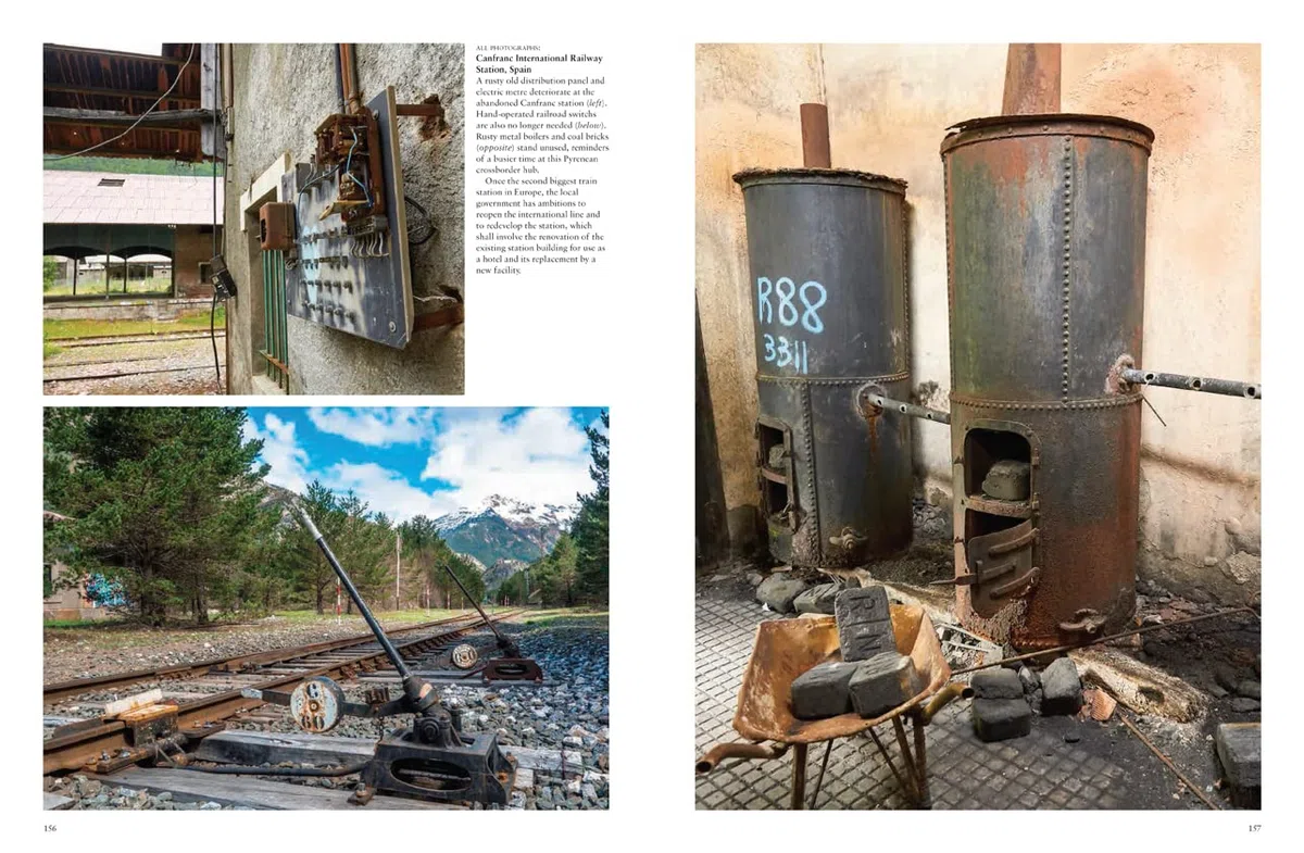 Abandoned Train Stations: Rail Stations, Yards, Signal Boxes and Track That the World Left Behind (Abandoned Places)