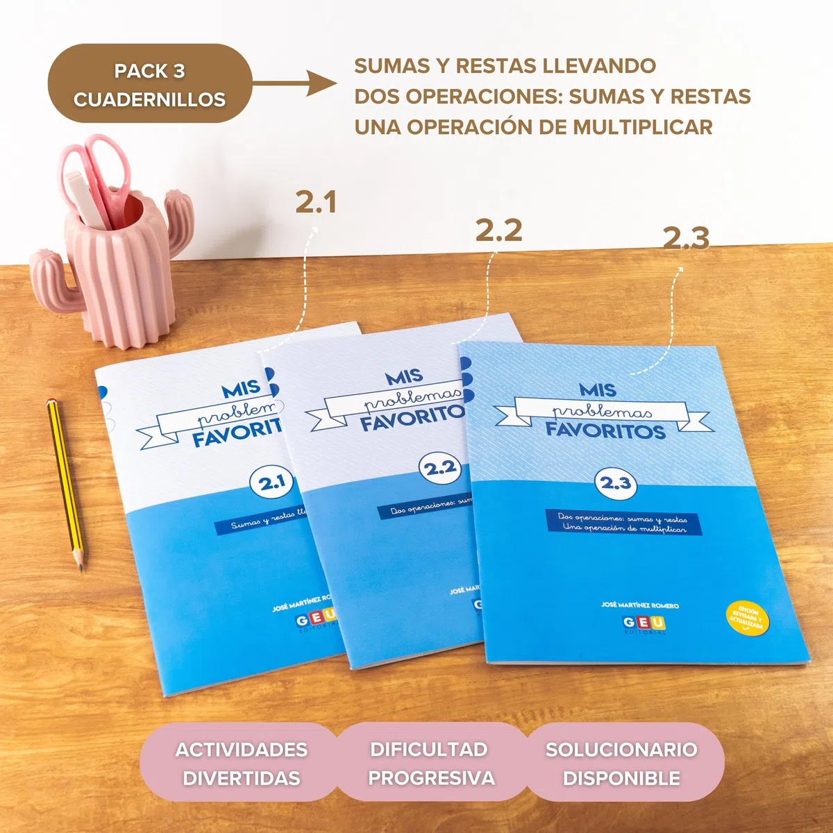 PACK PROBLEMAS MATEMATICAS 2 PRIMARIA | Sumas y Restas Con Llevadas 2 Primaria | Mis Problemas Favoritos 2.1, 2.2 y 2.3