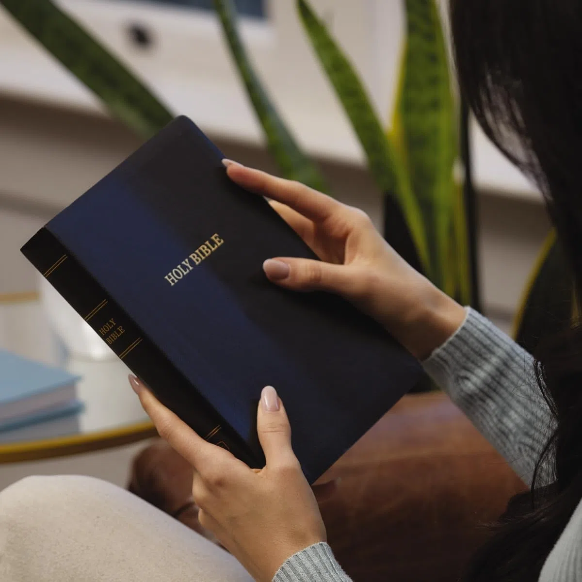 KJV Holy Bible: Personal Size Giant Print with 43,000 Cross References, Black Bonded Leather, Red Letter, Comfort Print: King James Version: Holy Bible, King James Version