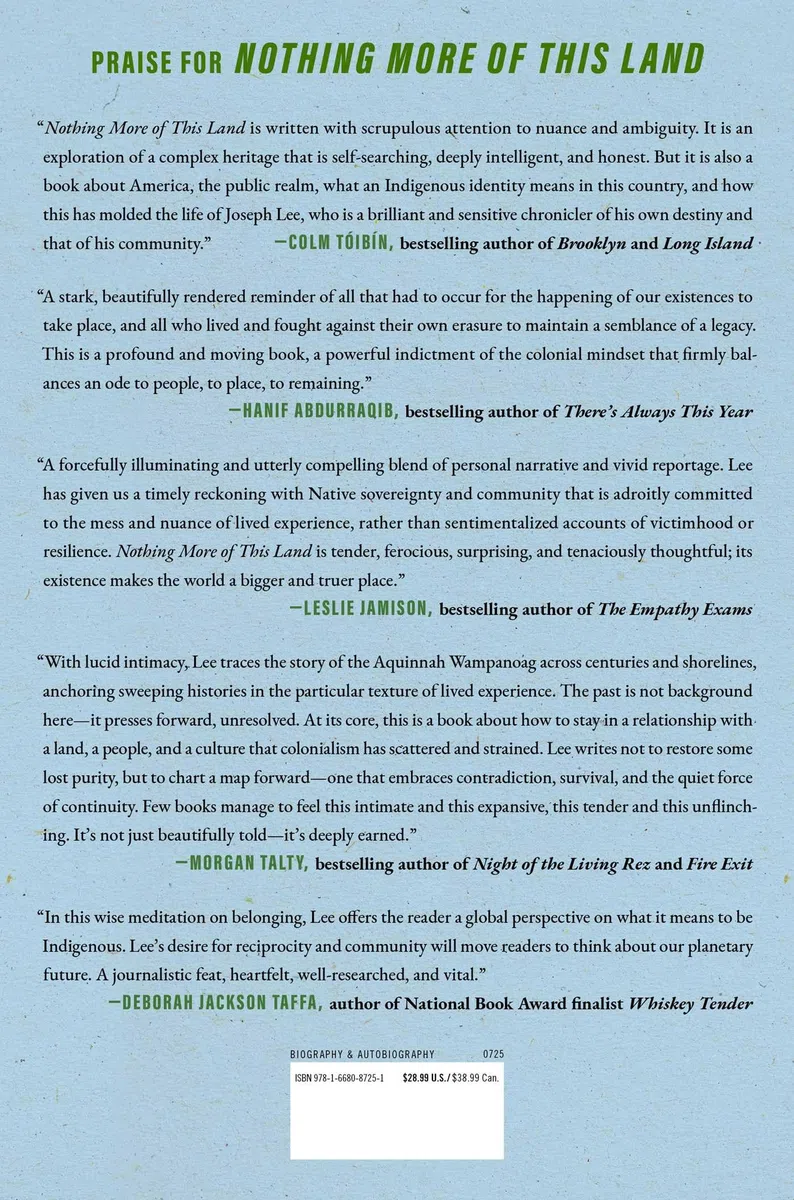 Nothing More of This Land: Community, Power, and The Search for Indigenous Identity