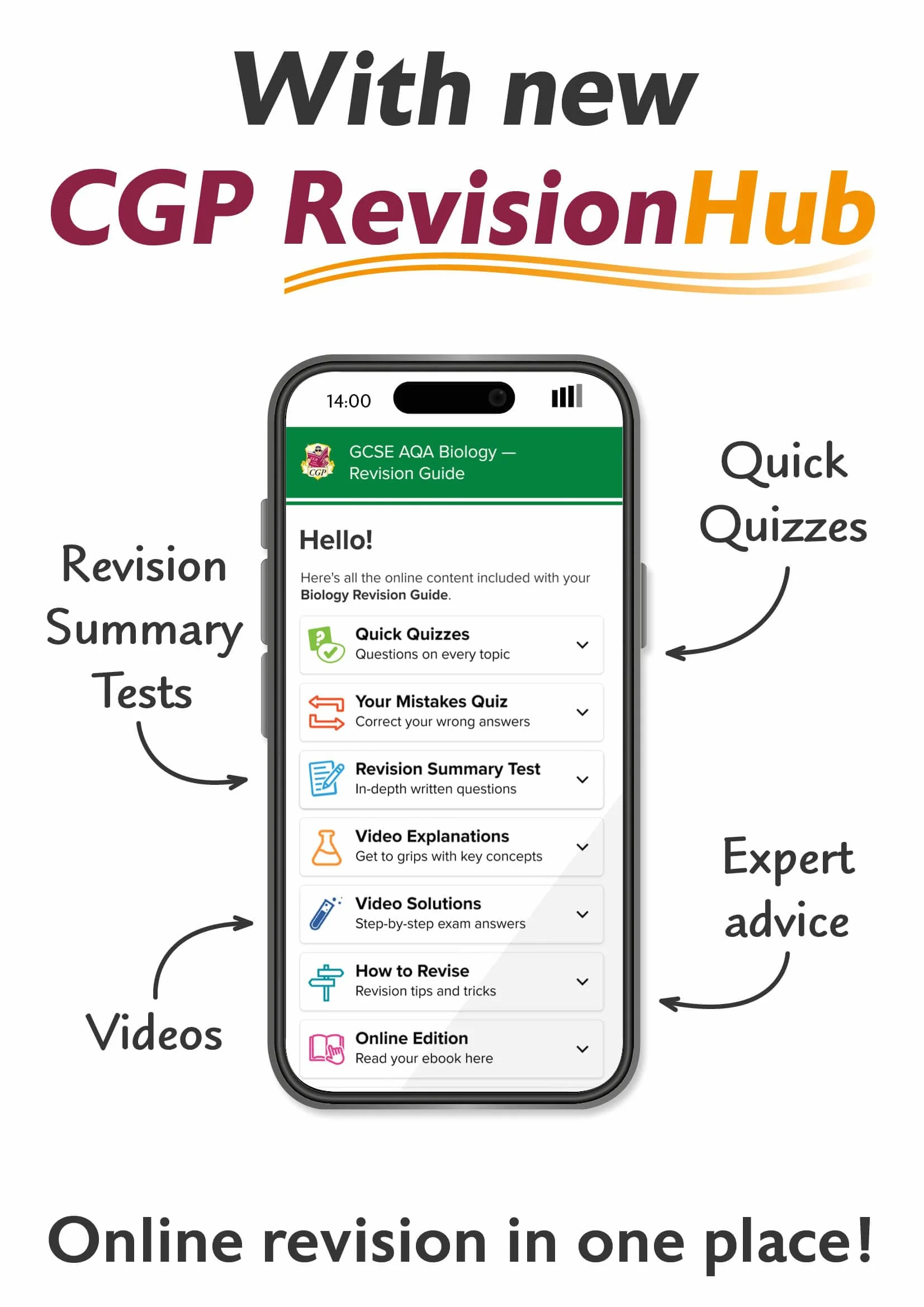 New GCSE Biology AQA Complete Revision & Practice with CGP RevisionHub (CGP AQA GCSE Biology)