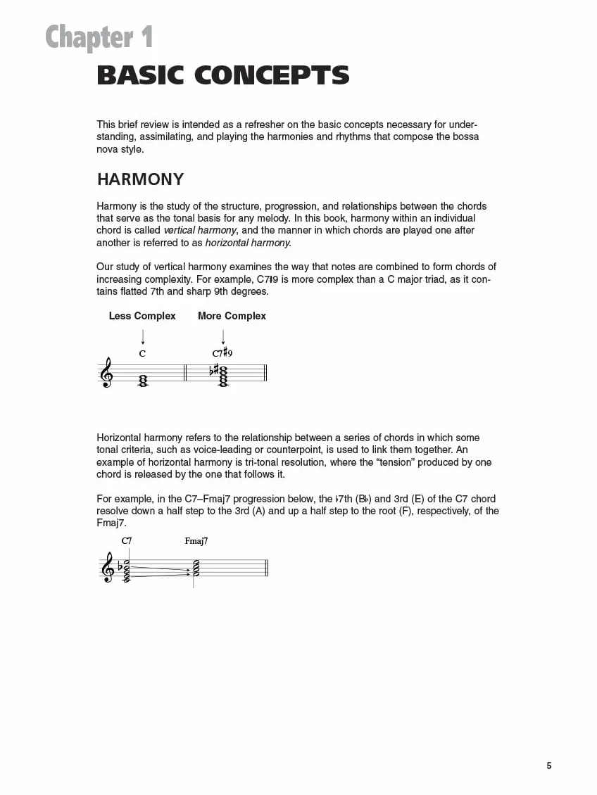 Bossa nova guitar - recueil + enregistrement(s) en ligne: Essential Chord Progressions, Patterns, Rhythms and Techniques