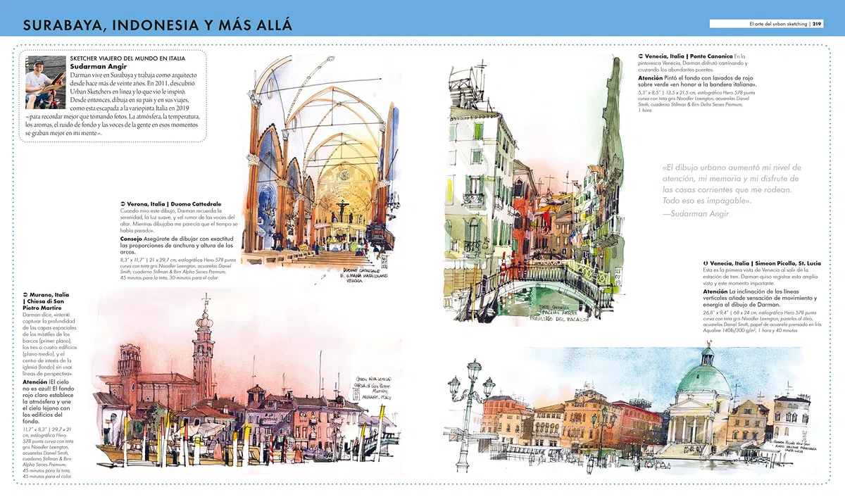 El arte del urban sketching. Nuevas ideas, inspiraciones y técnicas para ver y pintar el mundo