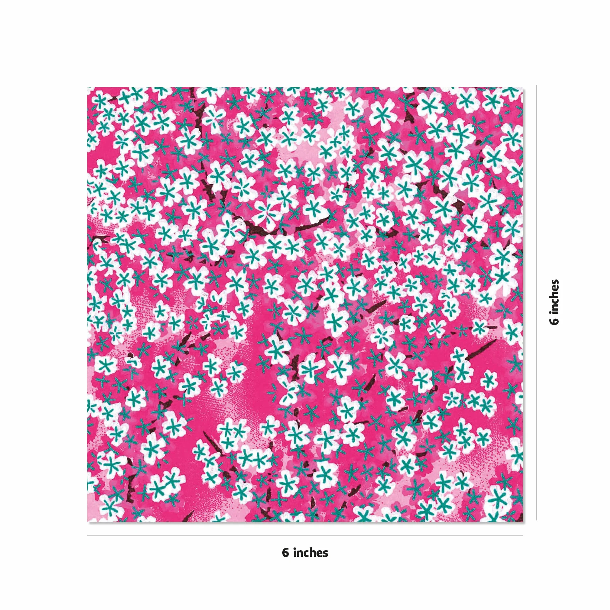 Origami Paper 100 sheets Kimono Patterns 6" (15 cm): Double-Sided Origami Sheets Printed with 12 Different Patterns (Instructions for 6 Projects Included)