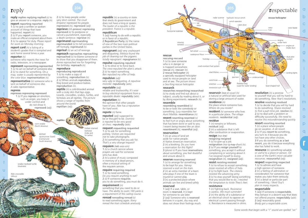 Illustrated English Dictionary: 2 (Usborne Illustrated Dictionaries and Thesauruses)