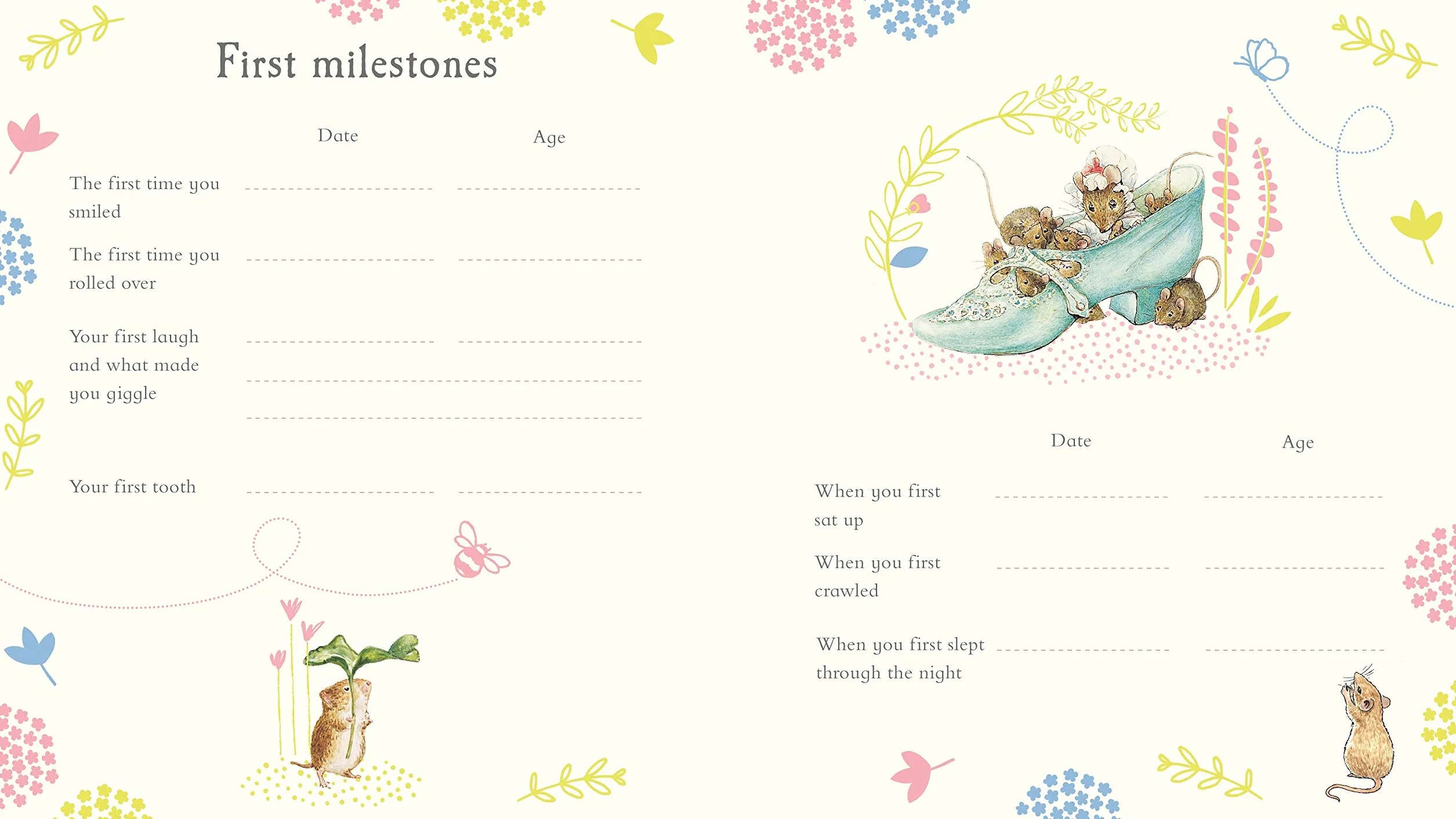 Peter Rabbit. Baby Record Book