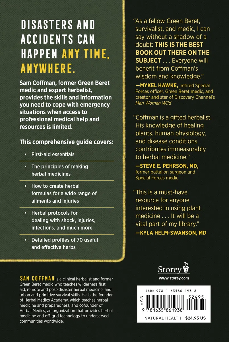 Herbal Medic: A Green Beret's Guide to Emergency Medical Preparedness and Natural First Aid