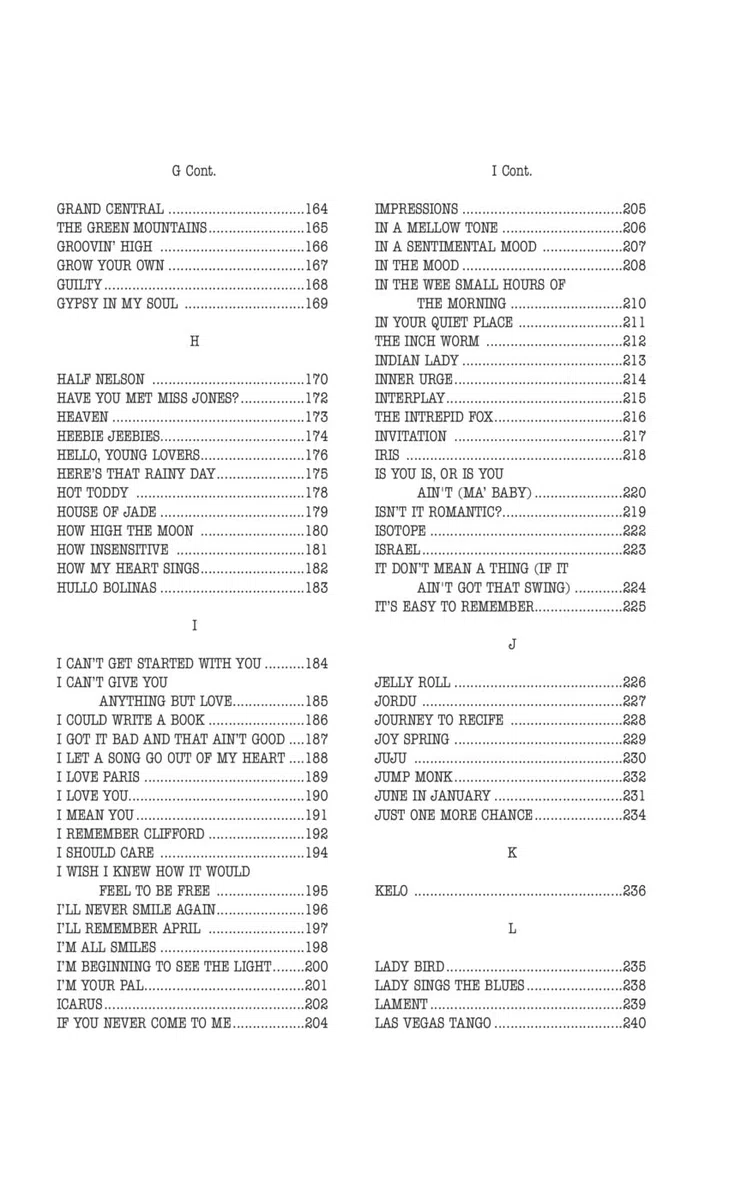 The Real Book - Volume I (6th ed.) C Instruments A5
