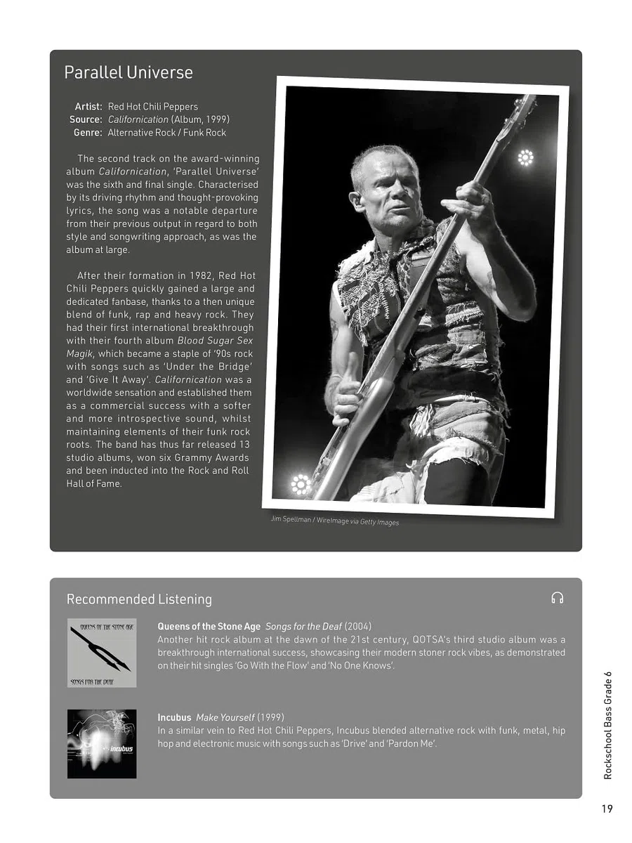 Rockschool Bass Grade 6 (2024). Comprend Enregistrement(s) en ligne
