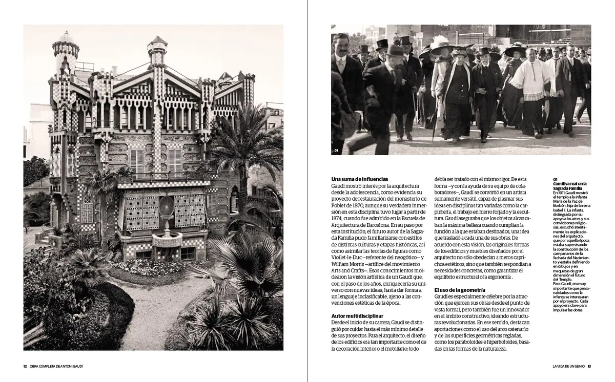 ED. LUJO - OBRA COMPLETA ANTONI GAUDÍ (ESPAÑOL) (Serie Arquitectura)