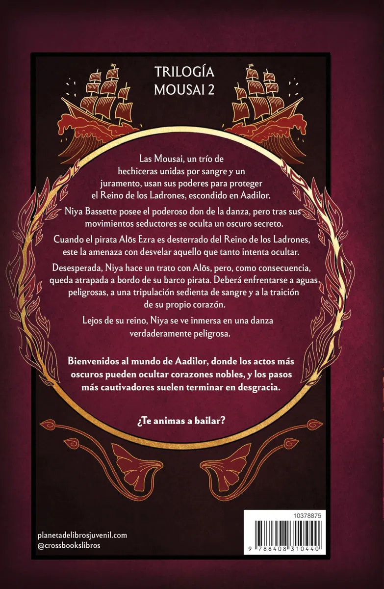Mousai 2. Danza del mar en llamas: Edición con cantos tintados (Ficción)
