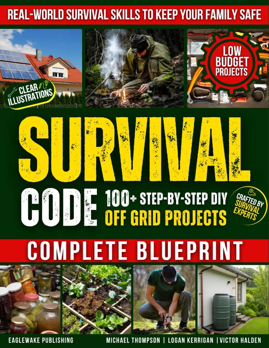 SURVIVAL CODE: The Ultimate DIY Projects Guide to Total Self-Sufficiency & Crisis Preparedness - Set Up a Self-Sustaining Homestead That Provides Everything You Need