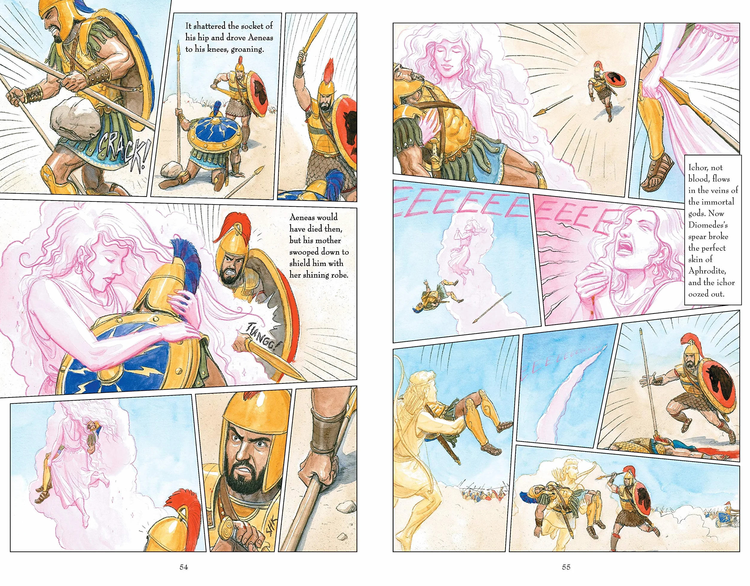 The Iliad: A Graphic Novel: Homer's exciting ancient Greek myth told in pacy full-colour graphic novel form for YA readers