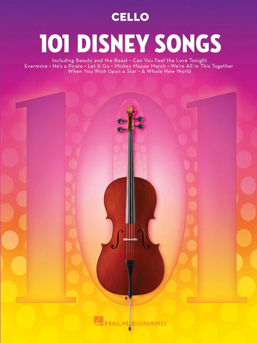 101 disney songs for cello - pour violoncelle