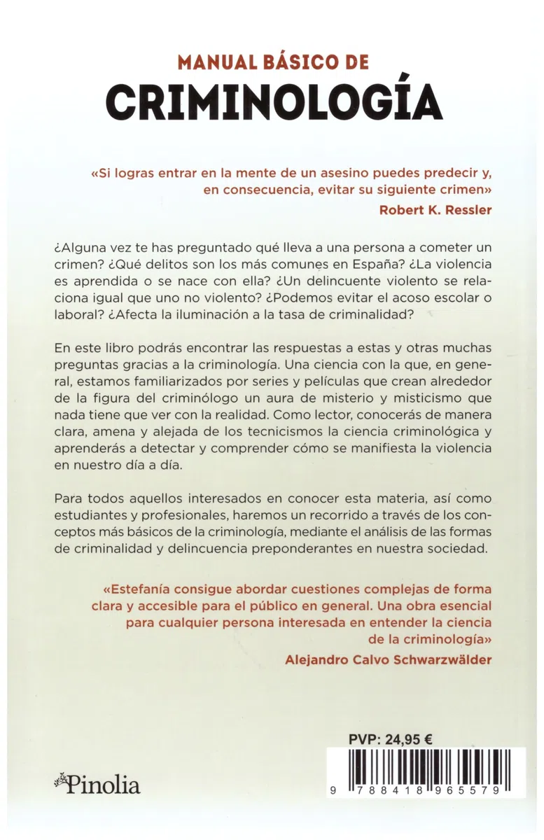 Manual básico de criminología (Manuales prácticos)