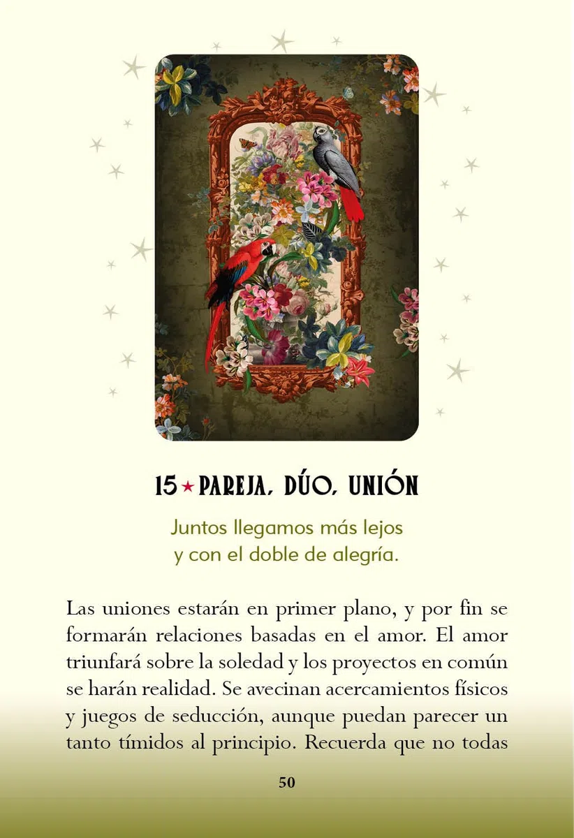 Dime que me amas. Oráculo