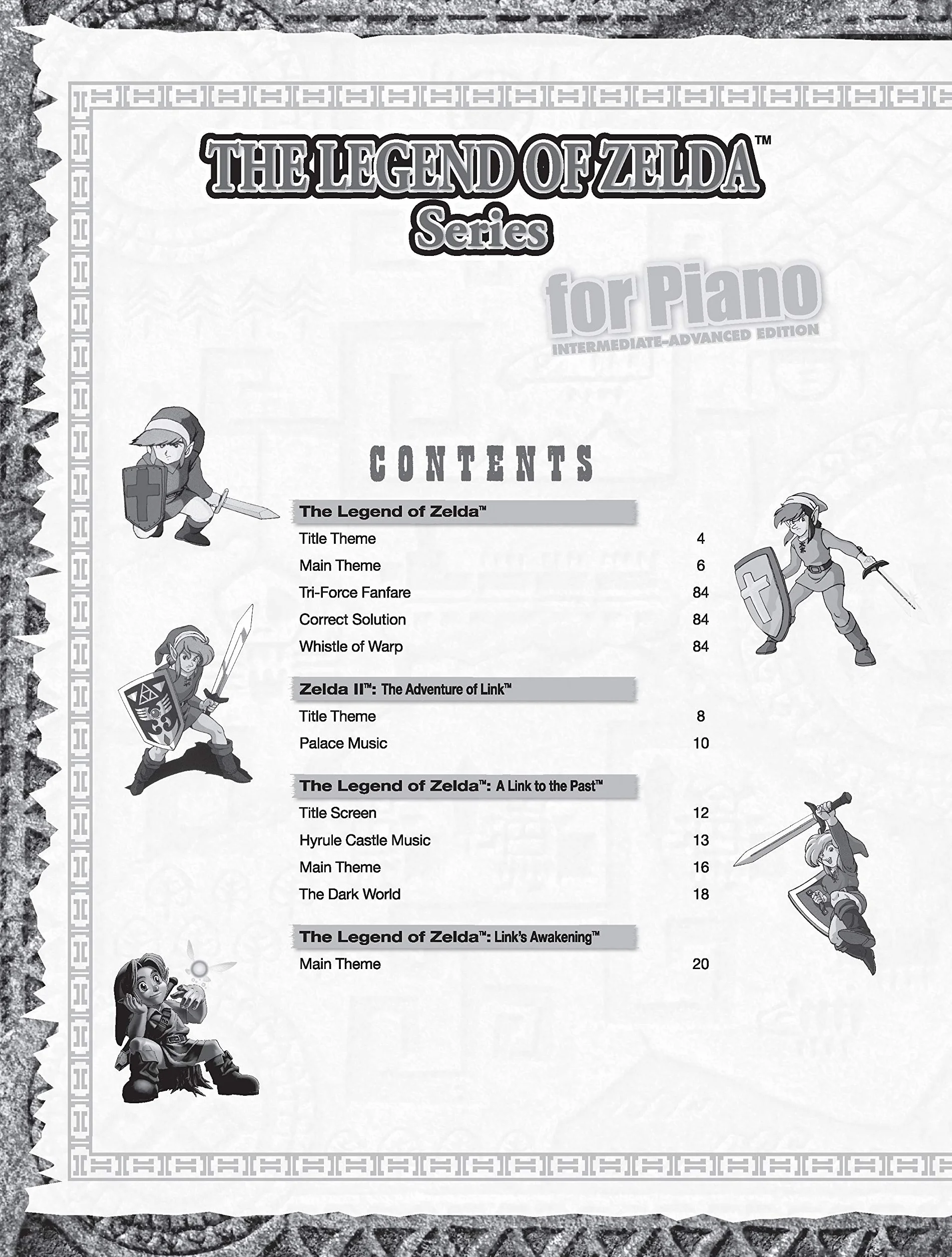 Koji kondo - the legend of zelda series for piano: Intermediate-Advanced Edition