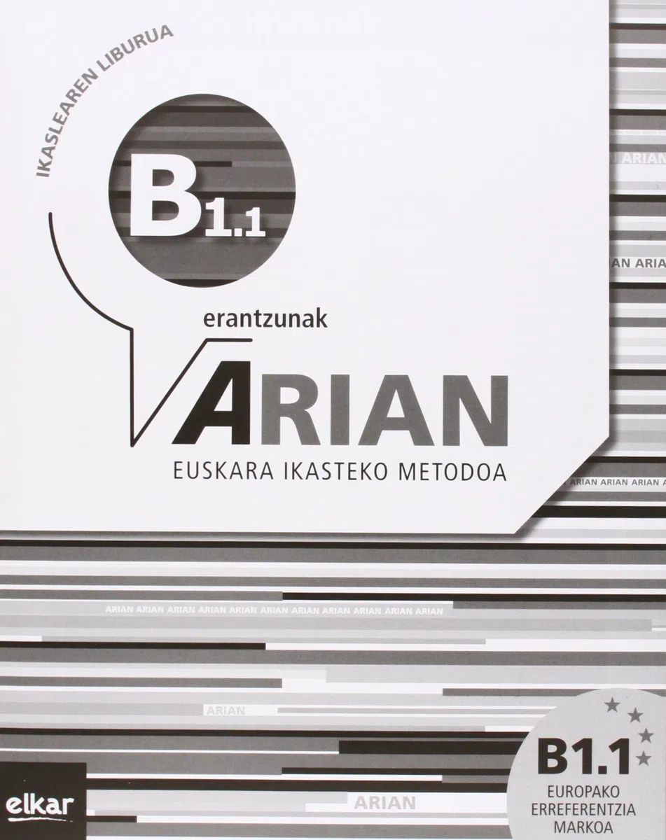 Arian B1.1 Ikaslearen liburua ( +CD audio ): (Erantzunak eta transkripzioak)