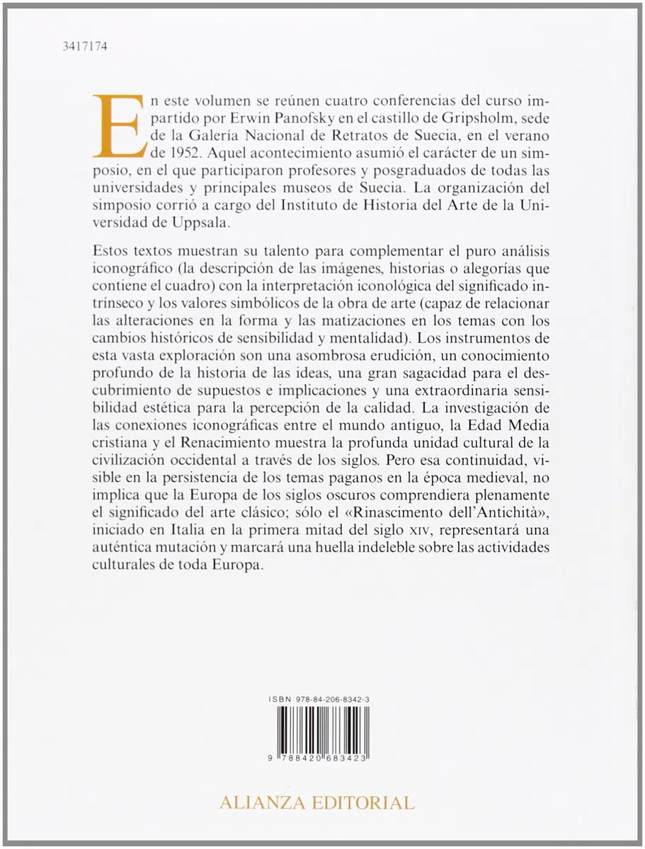 Renacimiento y renacimientos en el arte occidental (Alianza forma (AF))