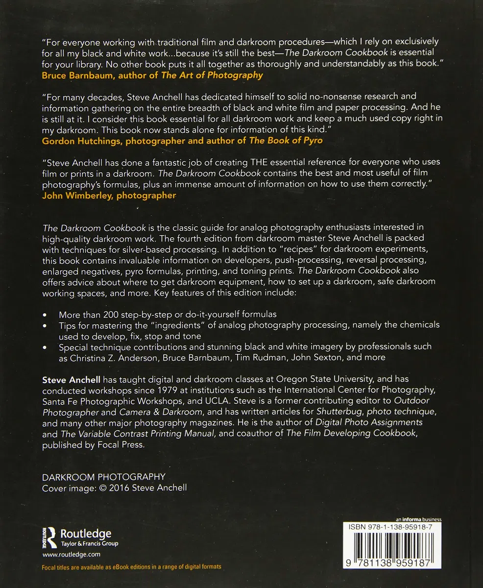The Darkroom Cookbook (Alternative Process Photography)