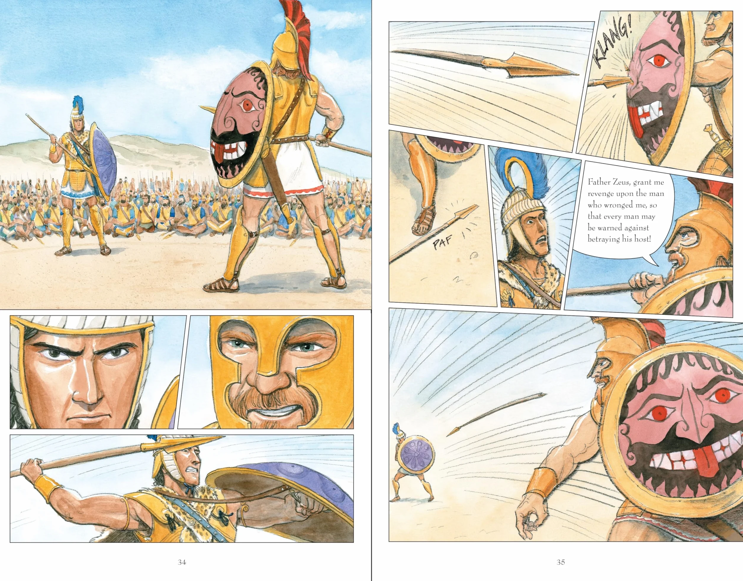 The Iliad: A Graphic Novel: Homer's exciting ancient Greek myth told in pacy full-colour graphic novel form for YA readers