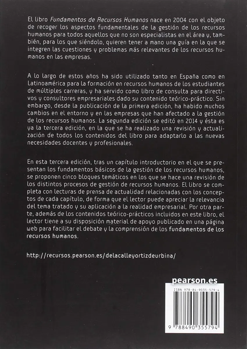 FUNDAMENTOS DE RECURSOS HUMANOS