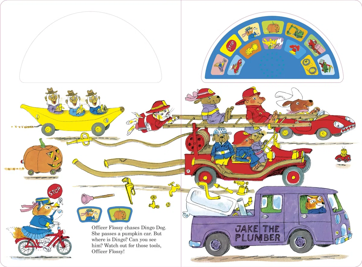 Richard Scarry's Cars and Trucks Sound Book: Has 12 Busy Sounds