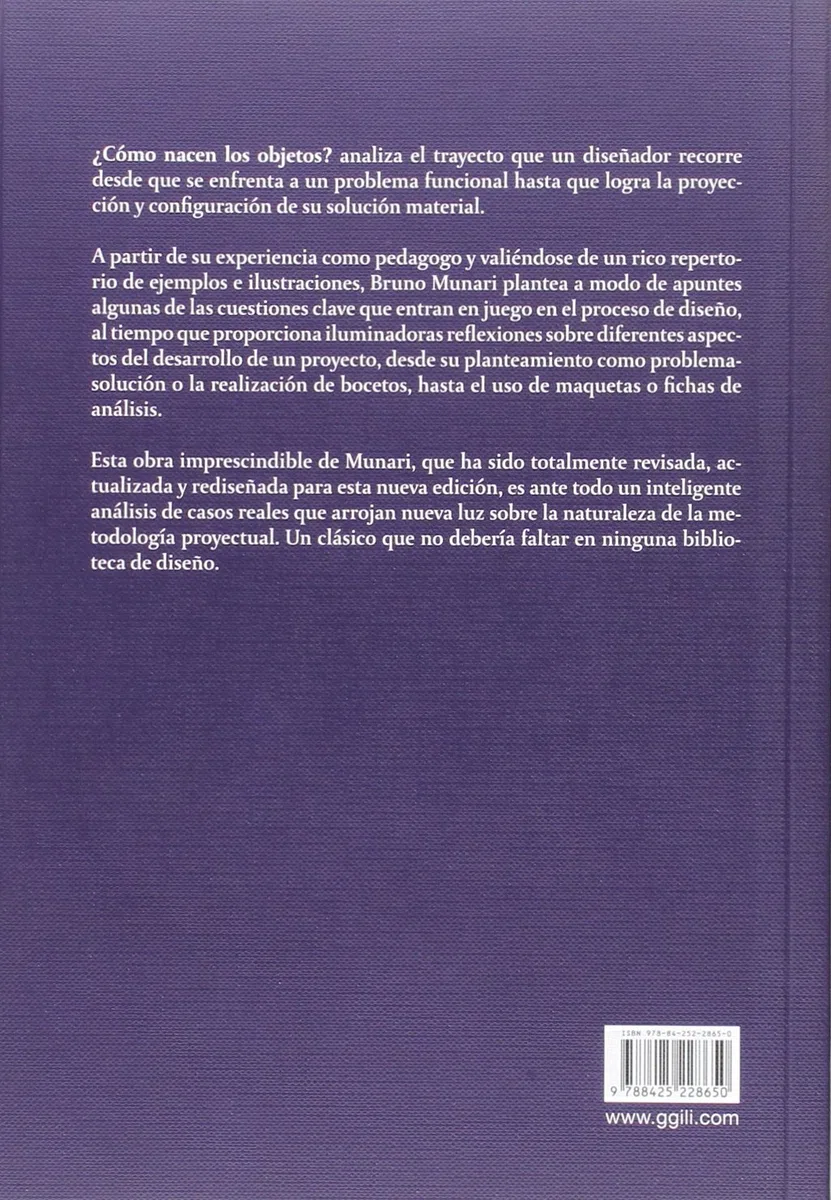 ¿Cómo nacen los objetos?: Apuntes para una metodología proyectual (SIN COLECCION)