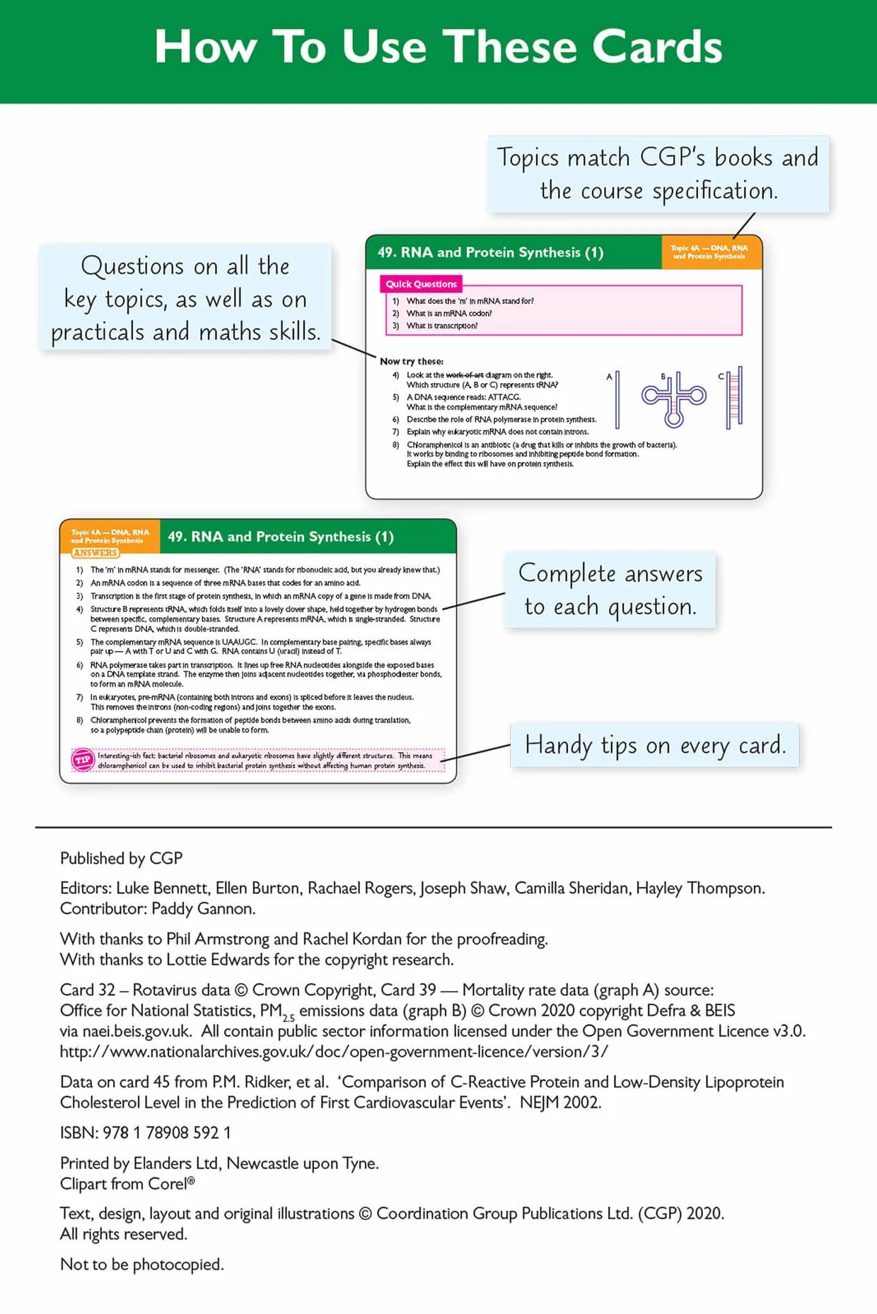 A-Level Biology AQA Revision Question Cards (CGP AQA A-Level Biology)