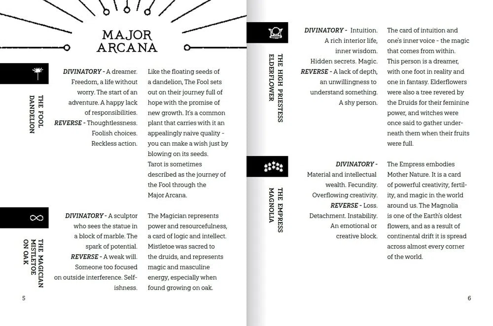 BOTANICA: The Tarot Deck About the Language of Flowers