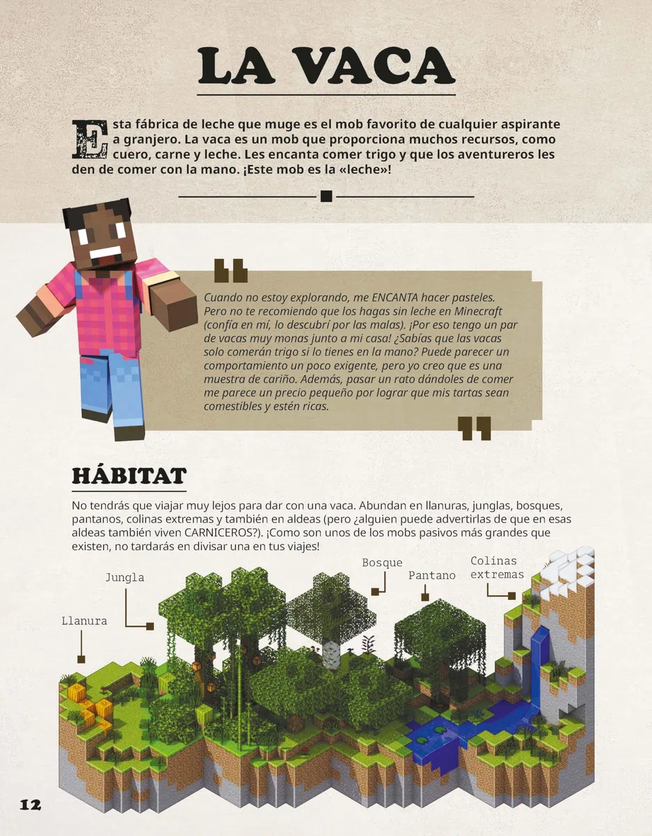 Minecraft oficial: Enciclopedia de mobs: La guía definitiva sobre los mobs de Minecraft (HARPERKIDS)