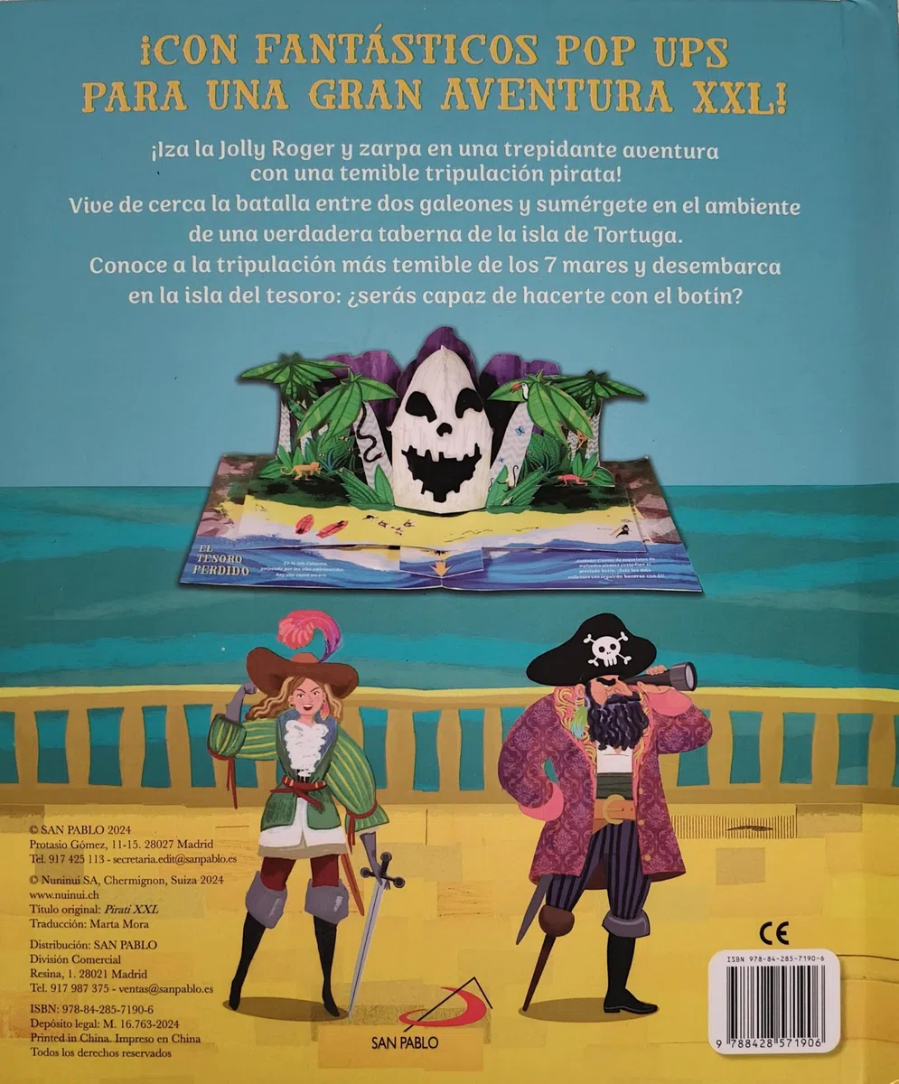 Piratas pop up XXL (Aprender, jugar y descubrir)