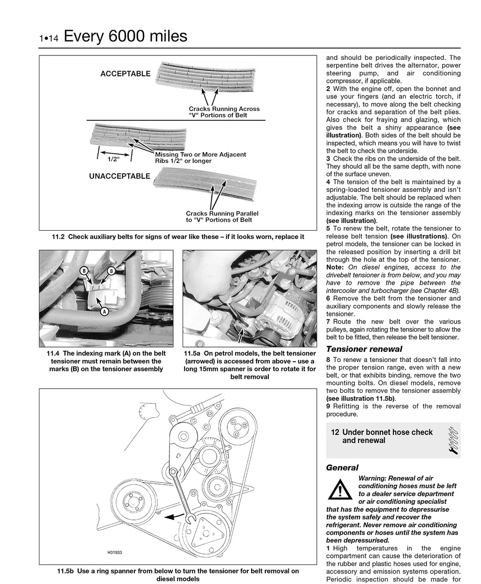 VW Beetle Petrol & Diesel (Apr 99 - 07) Haynes Repair Manual