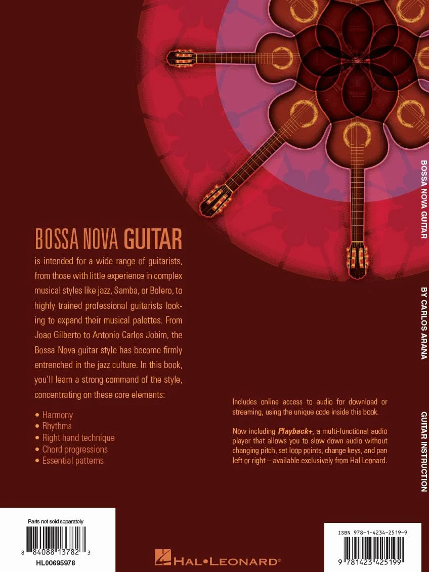 Bossa nova guitar - recueil + enregistrement(s) en ligne: Essential Chord Progressions, Patterns, Rhythms and Techniques