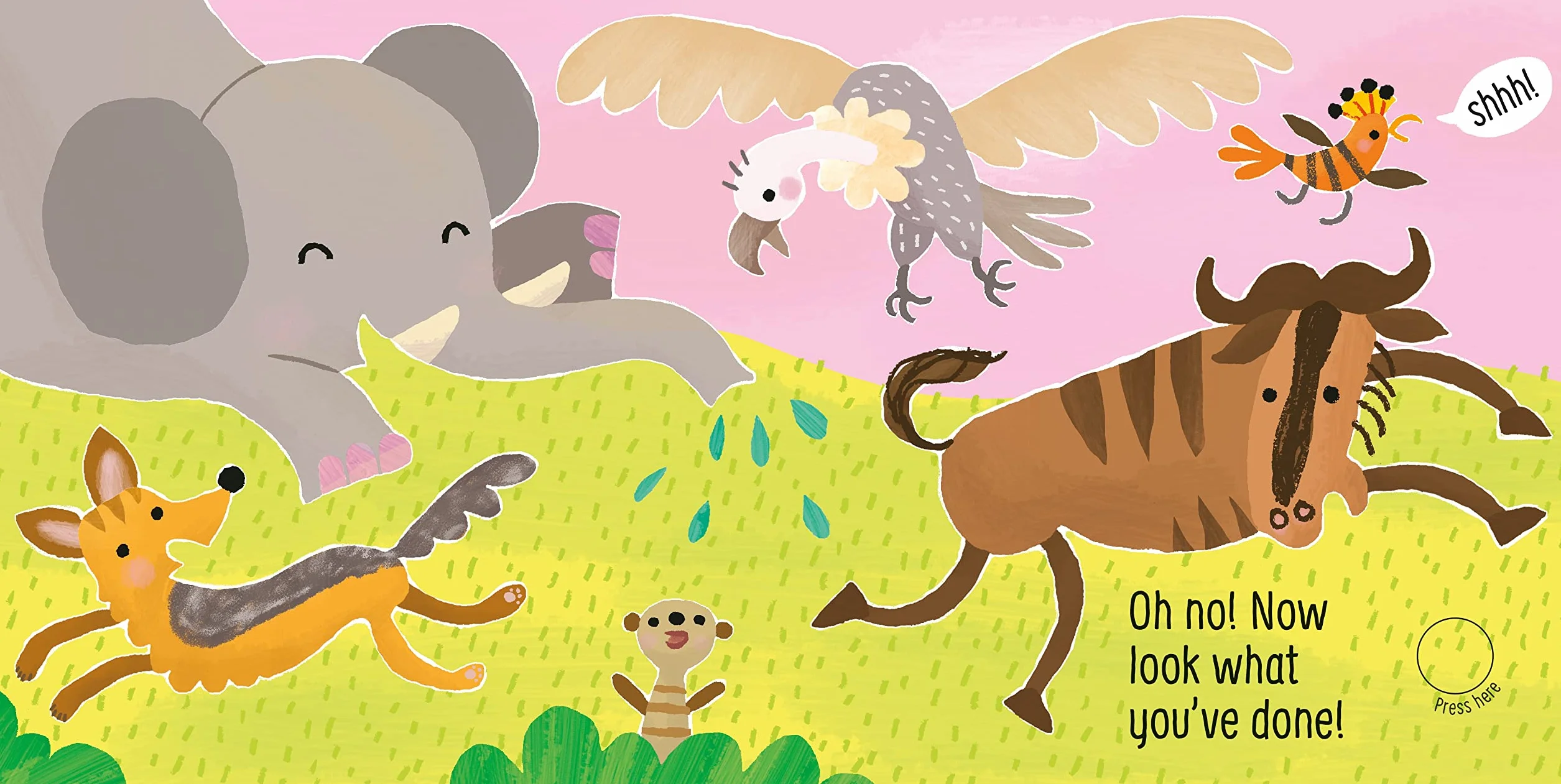 Don't Tickle the Elephant! (Touchy-feely sound books) (DON'T TICKLE Touchy Feely Sound Books)