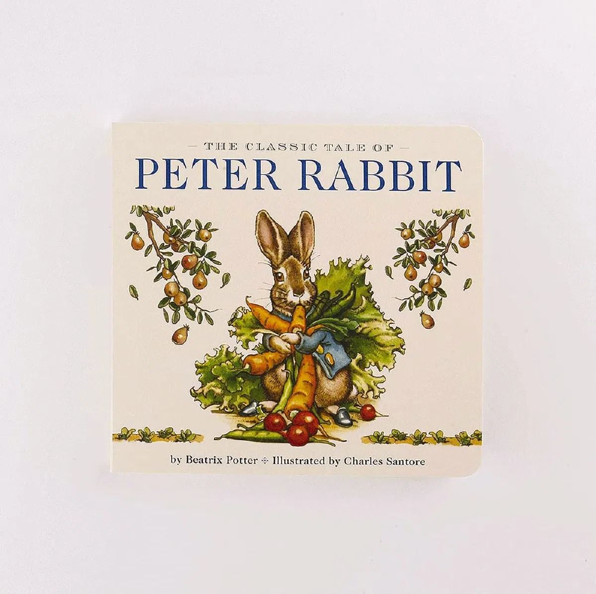 Peter Rabbit Deluxe Gift Set: 4 Classic Edition Board Books + Plush Stuffed Animal Bunny Toy: 1: The Classic Edition Board Book + Plush Stuffed Animal Toy Rabbit Gift Set