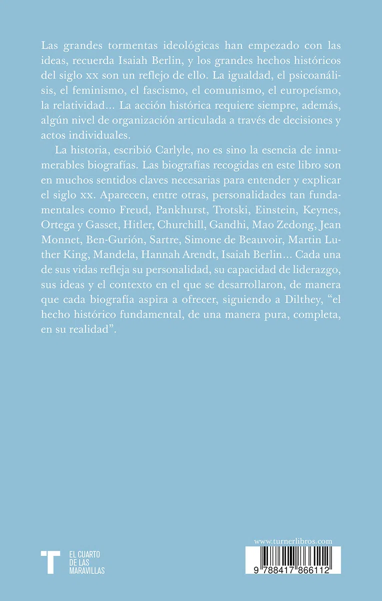 Ideas y poder: 30 biografías del siglo XX (El cuarto de las maravillas)