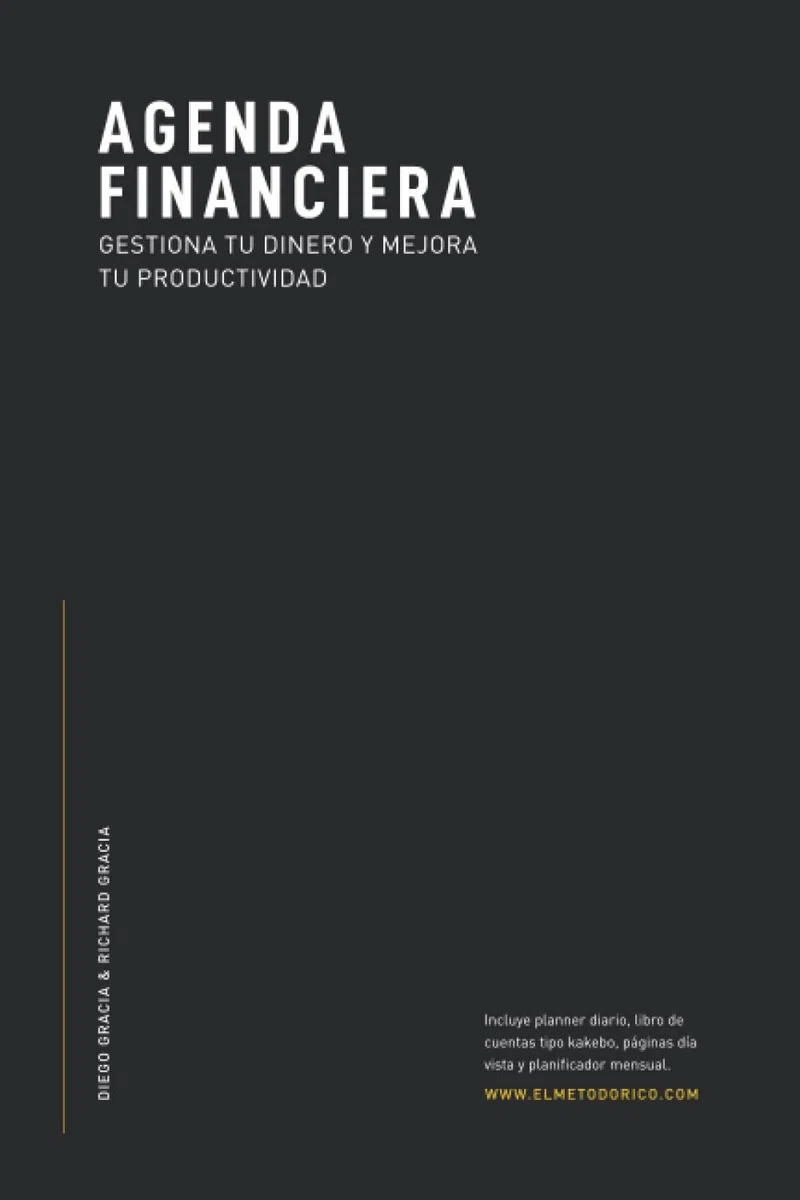 AGENDA FINANCIERA: Gestiona tu dinero y mejora tu productividad. Incluye planner diario, libro de cuentas tipo kakebo, páginas día vista y planificador mensual.