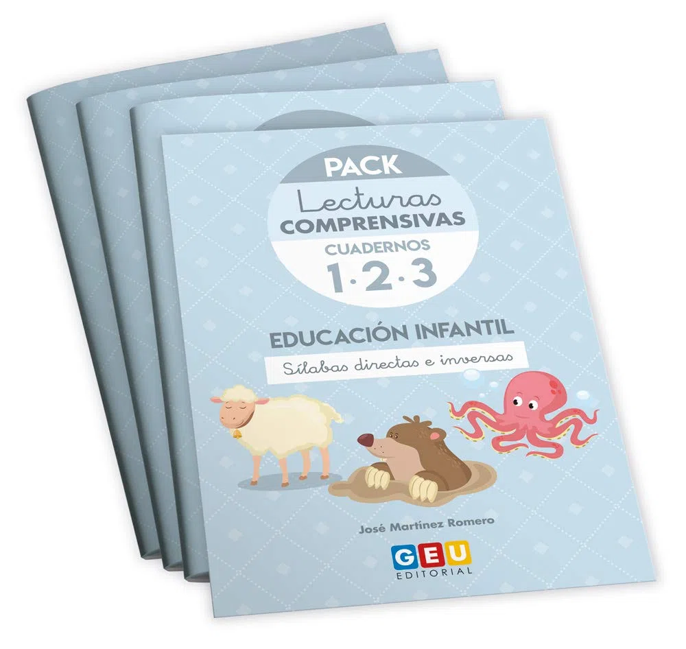 Pack Lecturas Comprensivas/ Educación Infantil/ Editorial Geu/ mejora la Comprensión Lectora/ Recomendado Como Apoyo/ Actividades sencillas