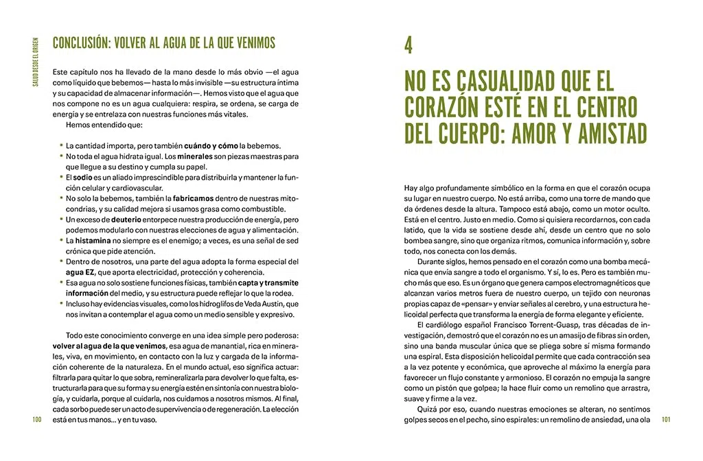 Salud desde el origen: Lo que tu cuerpo espera de ti (Bienestar, salud y vida sana)