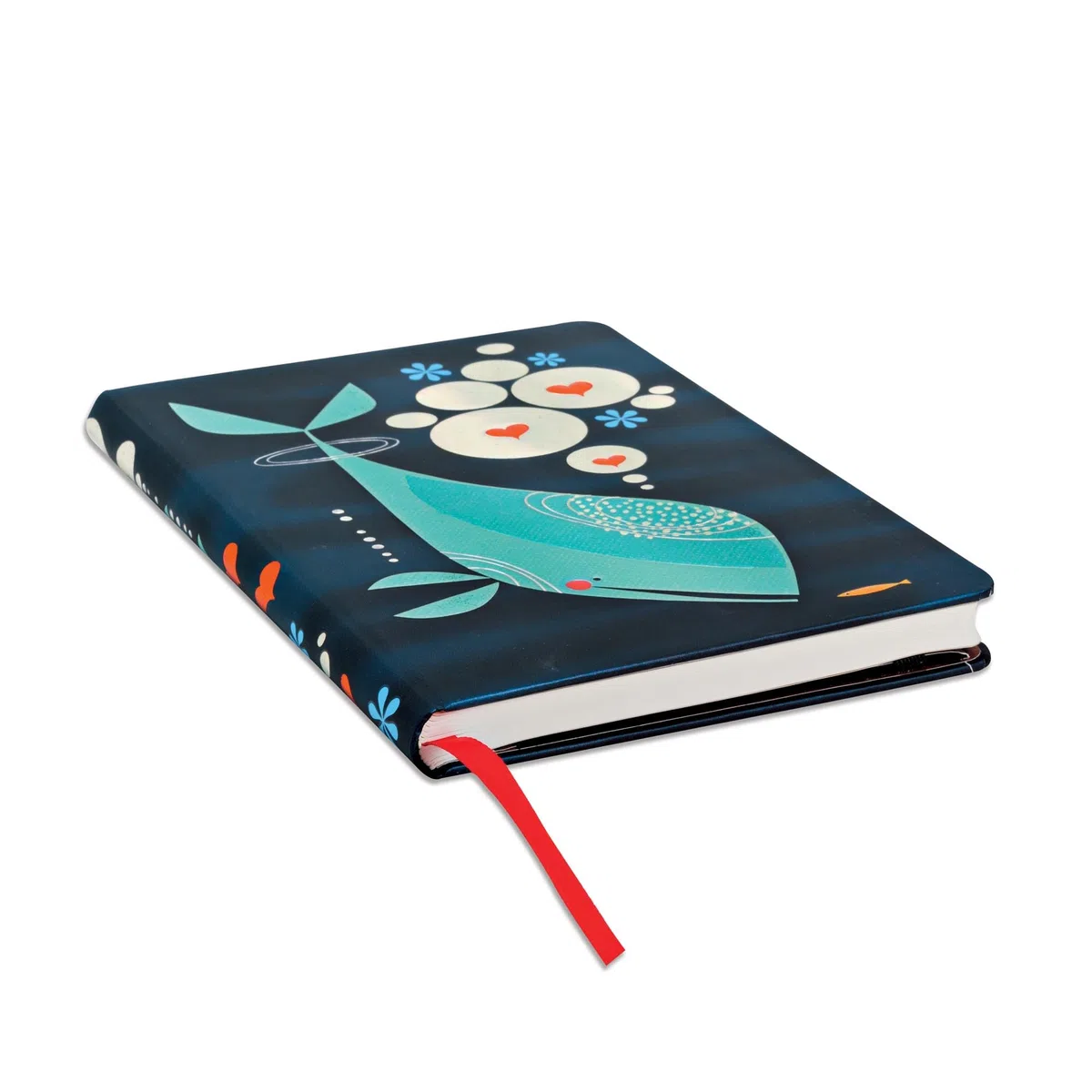 Whale and Friend Lined Hardcover Journal: Lined Midi (Tracy Walker's Animal Friends)