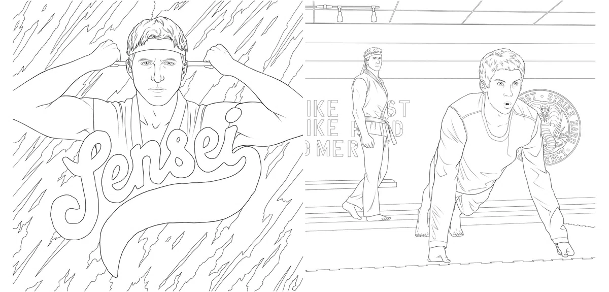 Cobra Kai: The Official Coloring Book