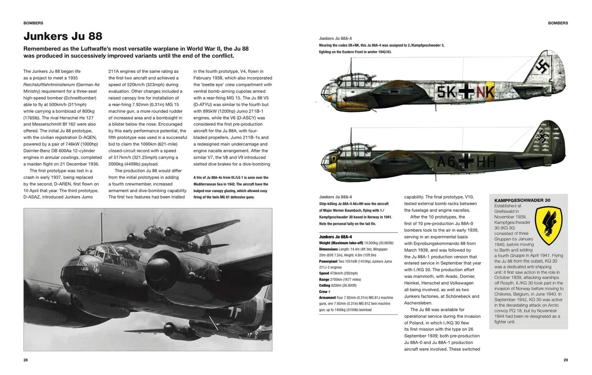 German Bomber Aircraft of World War II: 1939-45 (Technical Guides)