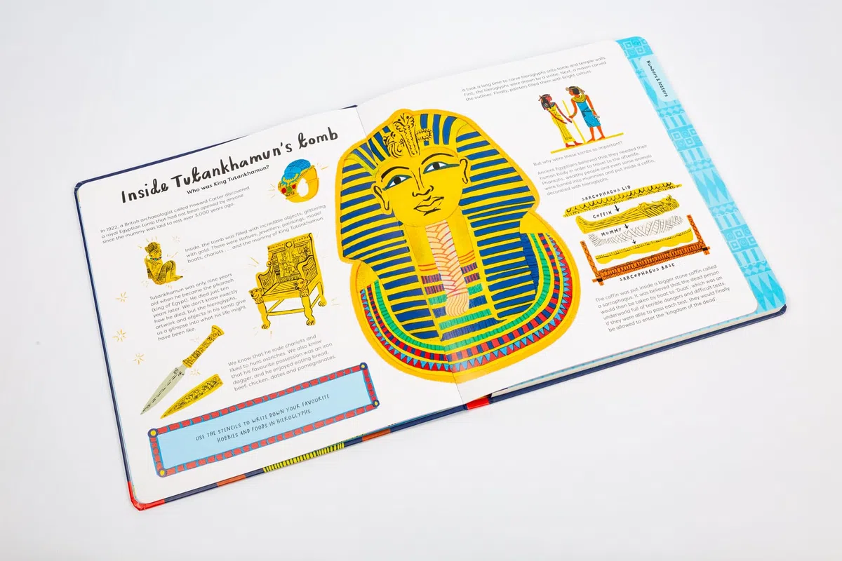 British Museum: Talk Like an Egyptian (British Museum Stencil Books)