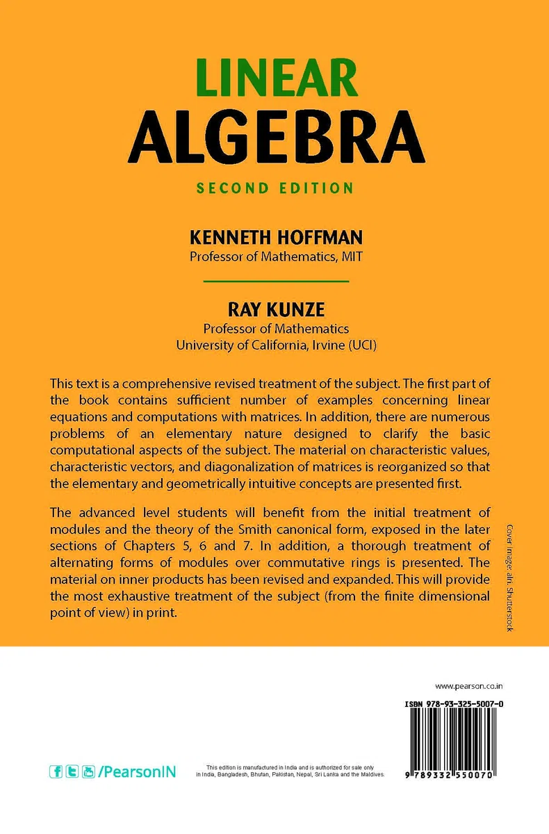 Linear Algebra, 2Nd Edition