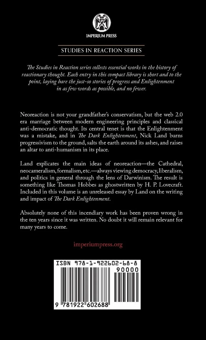 The Dark Enlightenment - Imperium Press