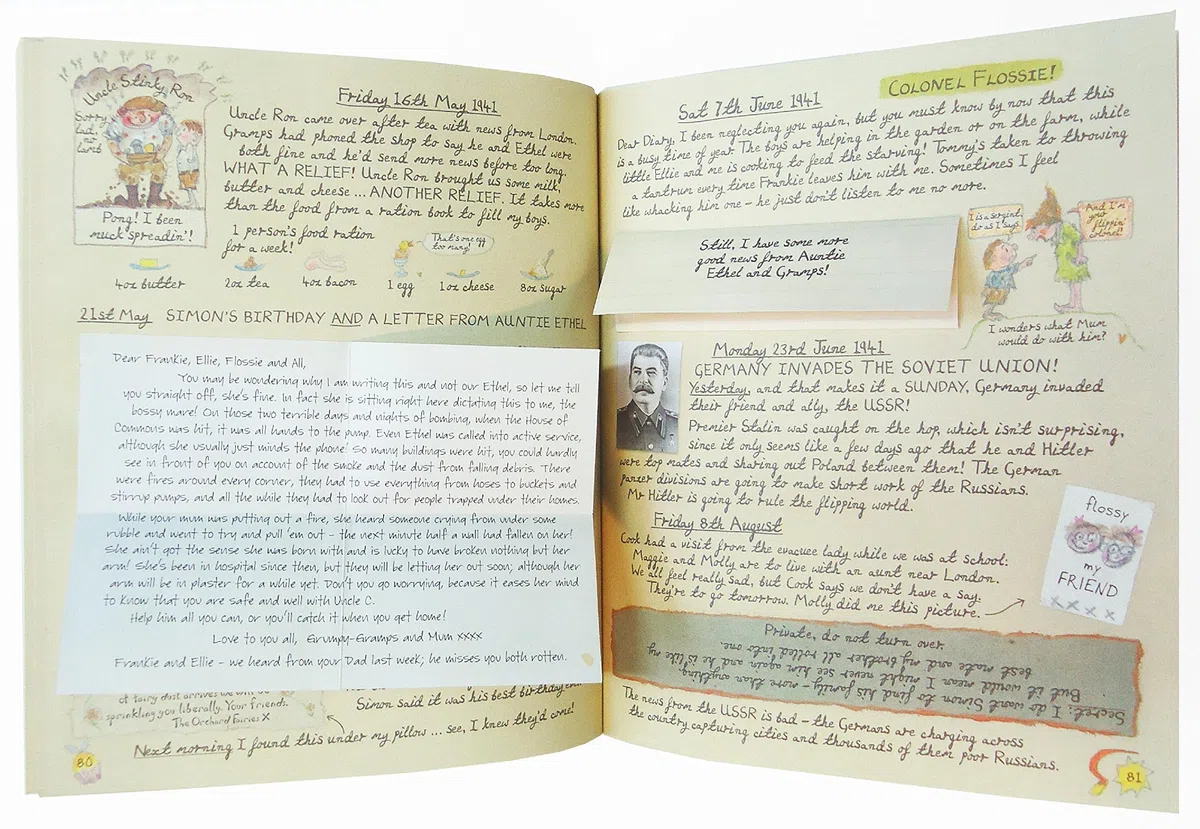 My Secret War Diary, by Flossie Albright: Illustrated WWII diary - a young girl’s inspiring story of courage, family and hope, perfect for KS2 British history