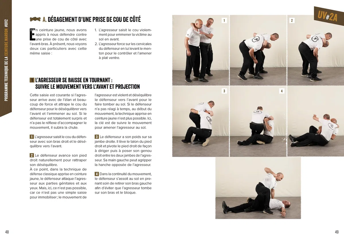 Krav-Maga, niveau avancé de self-défense: Ceintures marron et noire première darga