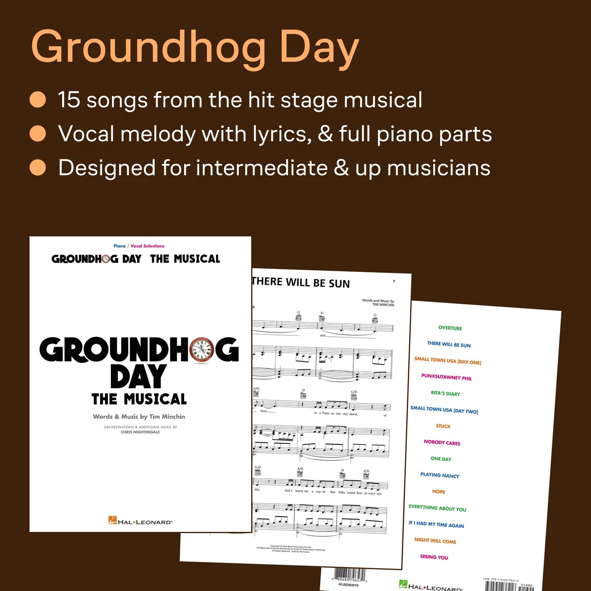 Groundhog Day: The Musical Piano/Vocal Selections